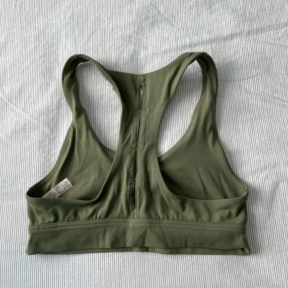 Aerie Olive Green Sports Bra - Picture 2 of 2